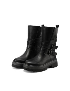 Queen Helena X35-64 stivaletti donna in pelle nero 2