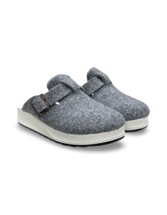 Eco Bio C70069GR ciabatte donna in feltro grigio
