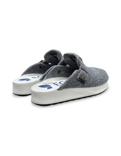Eco Bio C70069GR ciabatte donna in feltro grigio 2