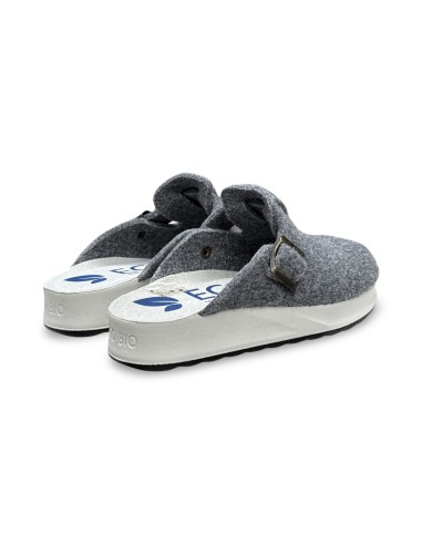Eco Bio C70069GR ciabatte donna in feltro grigio