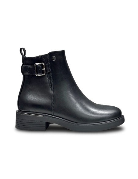 Wcubed 51085 stivaletti donna in pelle nero
