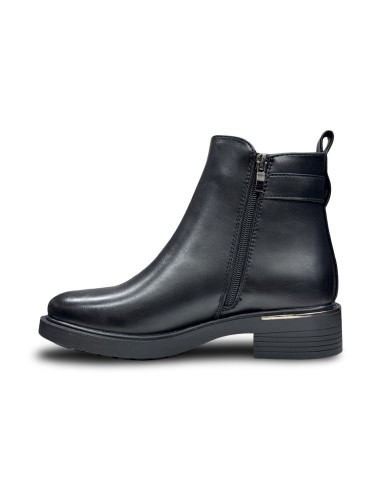 Wcubed 51085 stivaletti donna in pelle nero