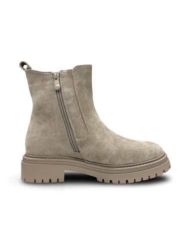 Wcubed 51073 stivaletti donna in camoscio beige