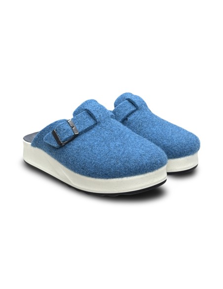 Eco Bio C70069JE ciabatte donna in feltro jeans