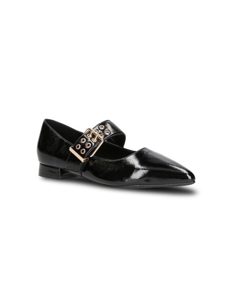 Wcubed 51225 ballerine donna in vernice nero/oro