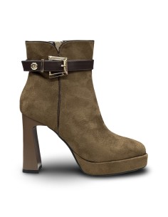 Laura Biagiotti 9973 stivaletti donna in camoscio marrone