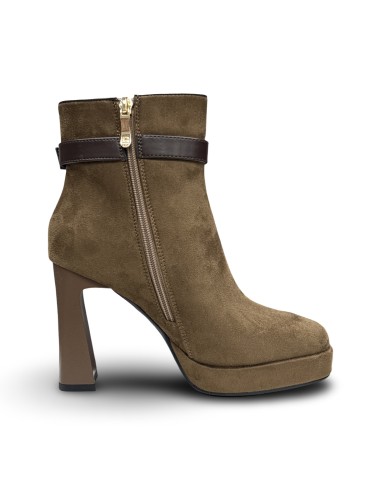 Laura Biagiotti 9973 stivaletti donna in camoscio marrone