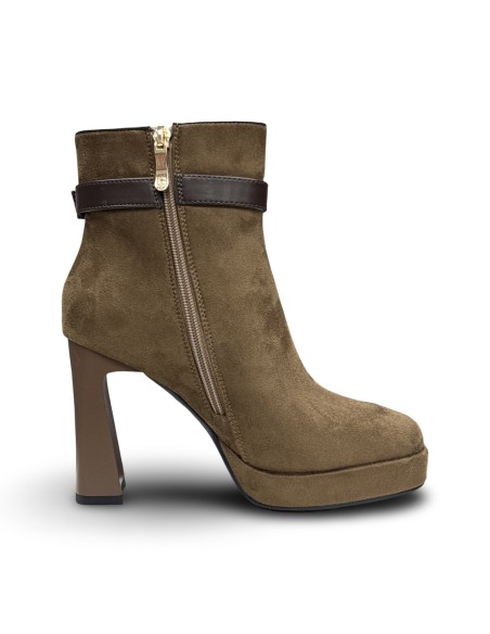 Laura Biagiotti 9973 stivaletti donna in camoscio marrone