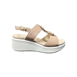 Enval Soft 7792211 sandali donna in pelle taupe