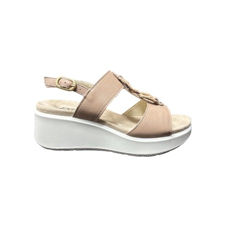 Enval Soft 7792211 sandali donna in pelle taupe