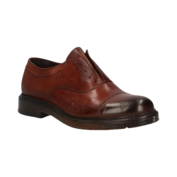 EXTON 9023 scarpe stringate uomo in pelle color legno