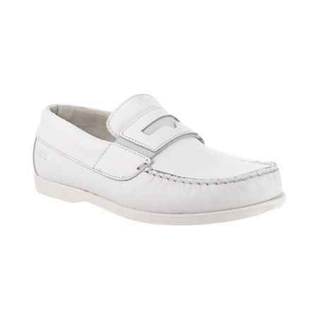 Primigi 3925000 mocassini bambino in pelle bianco