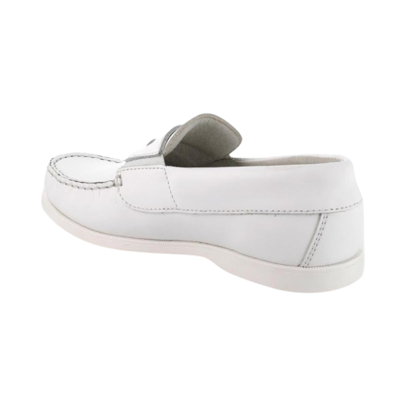 Primigi 3925000 mocassini bambino in pelle bianco