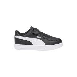 Puma Caven 2.0 AC PS 393839 05 sneakers bambino in pelle nero e bianco