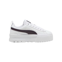 Puma Mayze Lth Jr 384527 29 sneakers donna in pelle bianco 2