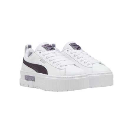 Puma Mayze Lth Jr 384527 29 sneakers donna in pelle bianco