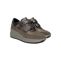 Enval Soft 6779933 sneakers donna in pelle color visone