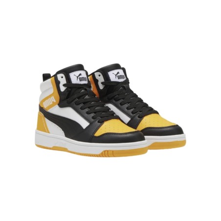 Puma Rebound V6 Mid Jr 393831 19 sneakers sportive unisex in pelle multicolor