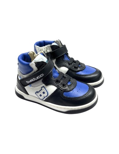 Balducci CSPORT 5350B sneakers bambino primi passi in pelle blu e bianco Balducci - 1 Balducci scarpe alte bambino primi passi c