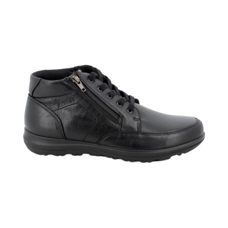 Enval Soft 6712300 stivaletti uomo linea comoda in pelle nero