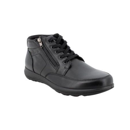 Enval Soft 6712300 stivaletti uomo linea comoda in pelle nero