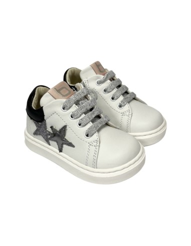 Balducci CSPORT 5300B sneakers bambina primi passi in pelle bianco Balducci - 1 Balducci scarpe bambina in vera pelle con chiusu