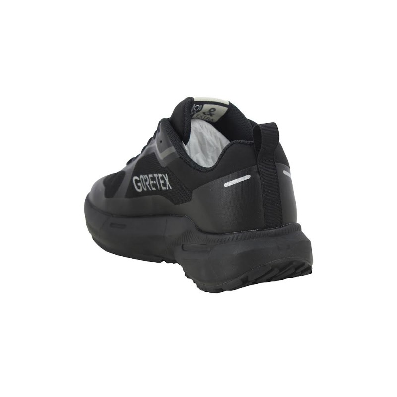 Igi&Co 6649733 sneakers uomo in goretex in tessuto nylon nero