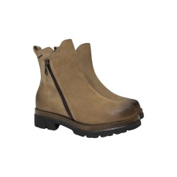 Igi&Co 6686211 stivaletti donna in pelle nabuk color taupe