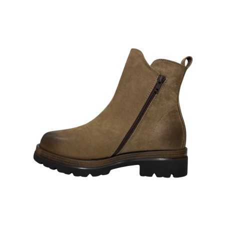 Igi&Co 6686211 stivaletti donna in pelle nabuk color taupe