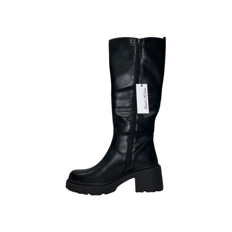 Queen Helena X31-87 stivali donna in pelle nero
