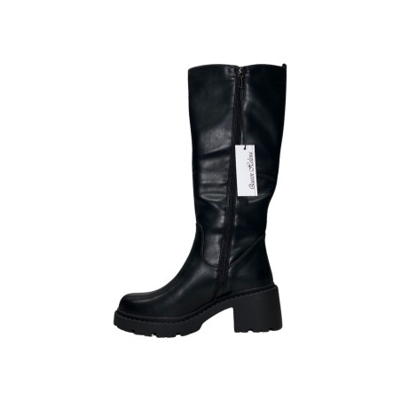 Queen Helena X31-87 stivali donna in similpelle nero