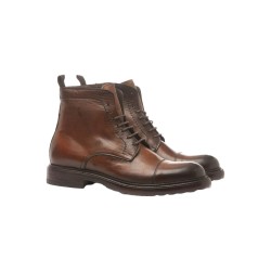 Exton 9824 stivaletti uomo in pelle soft color legno 2