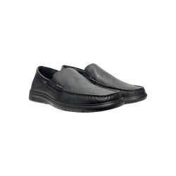 Enval Soft 7716000 mocassini uomo in pelle nero 2
