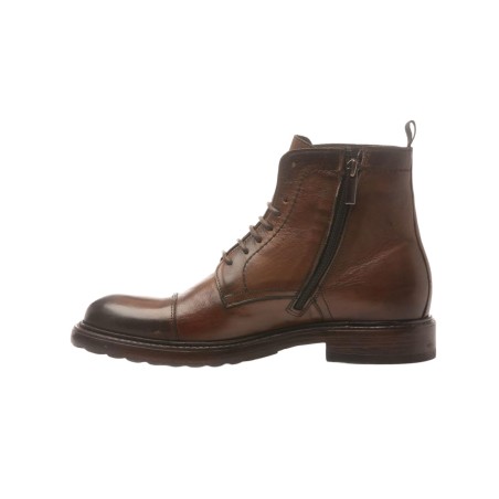 Exton 9824 stivaletti uomo in pelle soft color legno