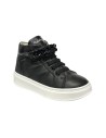 Balducci Kids WALT1006N sneakers bambina in pelle nero Balducci - 2 Balducci Kids scarpe bambina in vera pelle con chiusura lacc