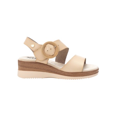 Xti 143944 sandali donna in similpelle beige