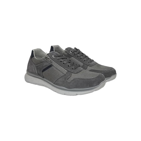 Enval Soft 7725111 sneakers uomo in camoscio grigio