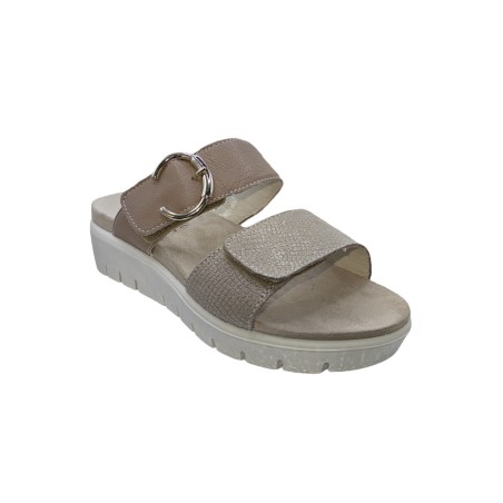Enval Soft 7790111 sandali donna in pelle champagne