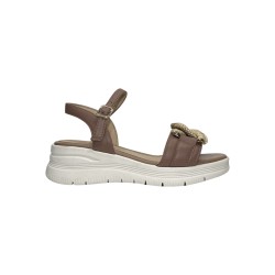 Keys K-11113 sandali donna in pelle marrone chiaro