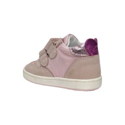 Balducci Soft CITA 5116R sneakers bambina primi passi in camoscio tessuto rosa 2