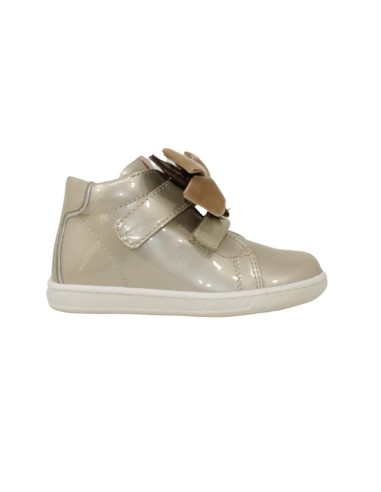 Balducci CITA 5751B sneakers bambina in vernice beige Balducci - 2 Balducci scarpe bambina primi passi con chiusura velcro in ve