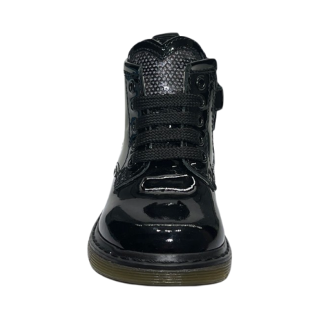 Balducci MATRIX 2560 stivaletti bambina primi passi in vernice nero