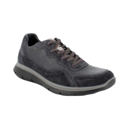 Igi&Co 2618111 sneakers uomo in pelle e camoscio blu notte