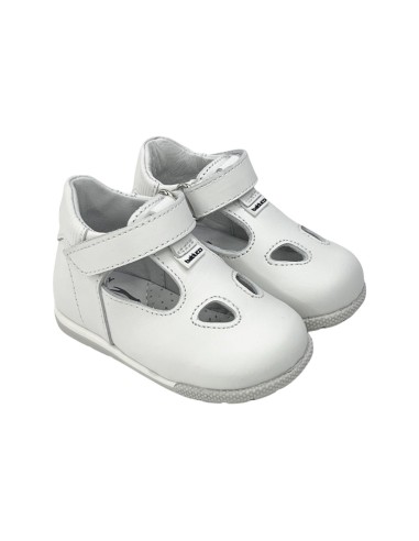 BALDUCCI CITA1004 scarpe bambino primi passi in pelle bianco Balducci - 1 BALDUCCI scarpe occhiello in pelle bianco 