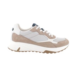 Igi&Co 5637533 sneakers uomo in camoscio e tessuto beige