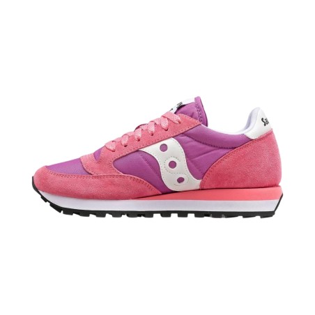 Saucony Jazz Original S1044-663 sneakers donna in camoscio e tessuto pink