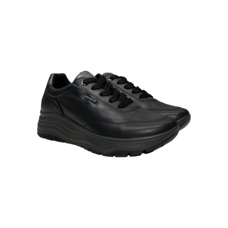 Enval Soft 6776300 sneakers donna linea comoda in pelle nero