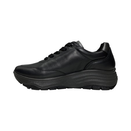 Enval Soft 6776300 sneakers donna linea comoda in pelle nero