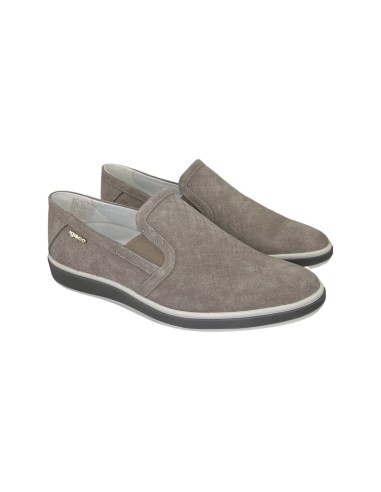 IGI&CO 3607633 slip on uomo in camoscio intrecciato color beige Igi&Co - 1 Igi&amp;Co scarpe casual uomo in camoscio intrecciato