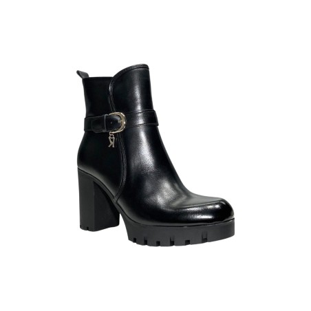 Keys K-10163 stivaletti donna in pelle nero